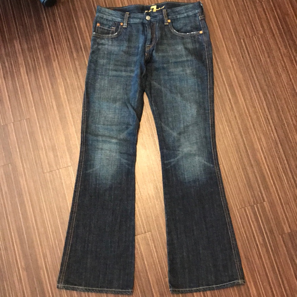 Bootleg cut 7 for all mankind jeans